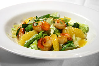 Scallops with Orange Ginger Dressing