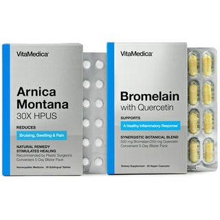 Arnica Montana 30X HPUS Blister Pack + Bromelain with Quercetin Blister Pack