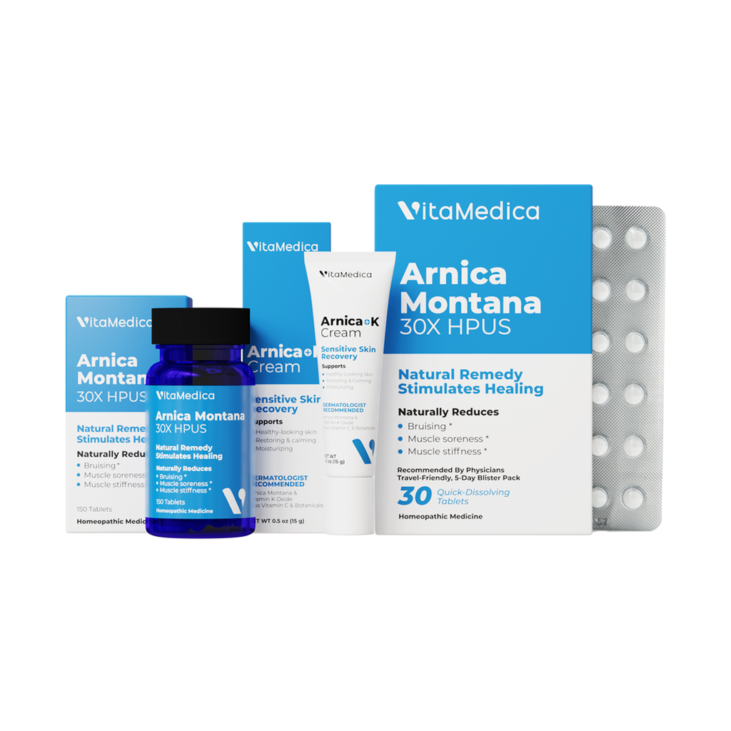 Arnica Plus Vitamin K Cream + Arnica 30x Tablets + Blister Pack
