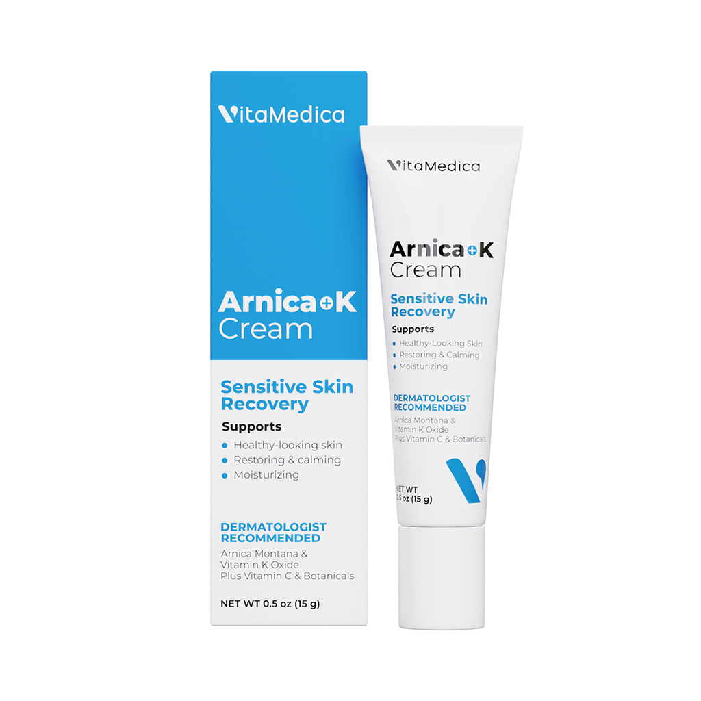 Arnica Montana Cream +K with Vitamin K, C & Healing Botanicals VitaMedica