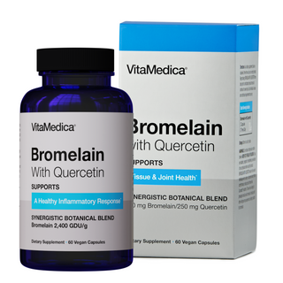 Bromelain with Quercetin Bottle