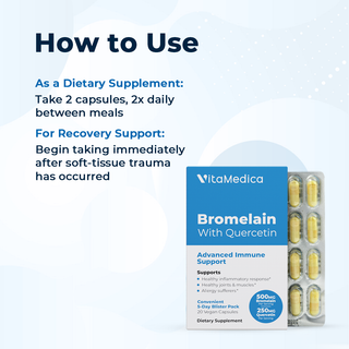 Bromelain with Quercetin Blister Pack