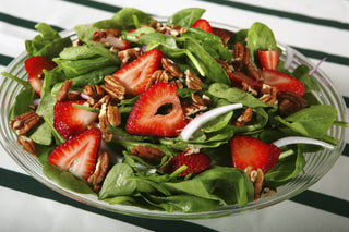 Spinach Salad with Strawberries & Poppy Seed Dressing