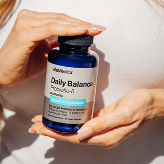 Daily Balance Probiotic-8: Synbiotic for Balanced Gut & Skin Microbiome