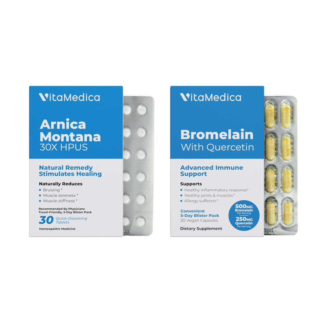 Arnica Montana 30X HPUS Blister Pack + Bromelain with Quercetin