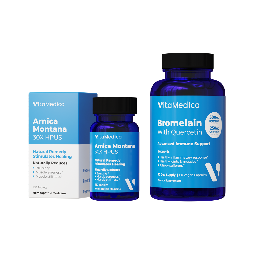 Arnica Montana 30X HPUS Tablets (150) + Bromelain with Quercetin Arnica Montana 30X HPUS Tablets (150) + Bromelain with Quercetin