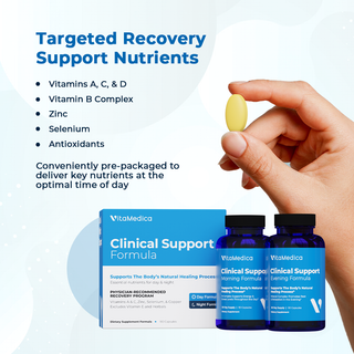 Clinical Support Formula: Morning & Evening Program to Support Wound Healing and Recovery