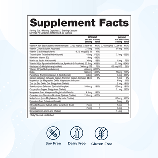 Clinical Support Formula: Morning & Evening Program to Support Wound Healing and Recovery