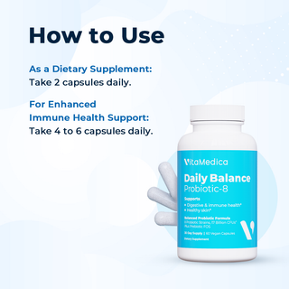 Daily Balance Probiotic-8: Synbiotic for Balanced Gut & Skin Microbiome