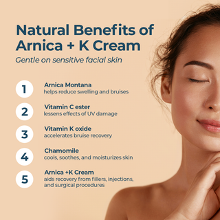 Arnica Montana  Cream +K with Vitamin K, C & Healing Botanicals