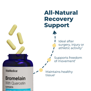 Recovery Support Program plus Arnica Tablets: Morning & Evening Program + Bromelain with Quercetin + Arnica Montana 30X HPUS Rapid Dissolve Tablets